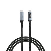 Кабел/преходник Verbatim Sync & Charge USB-C to USB-C 100W Display 120 cm
